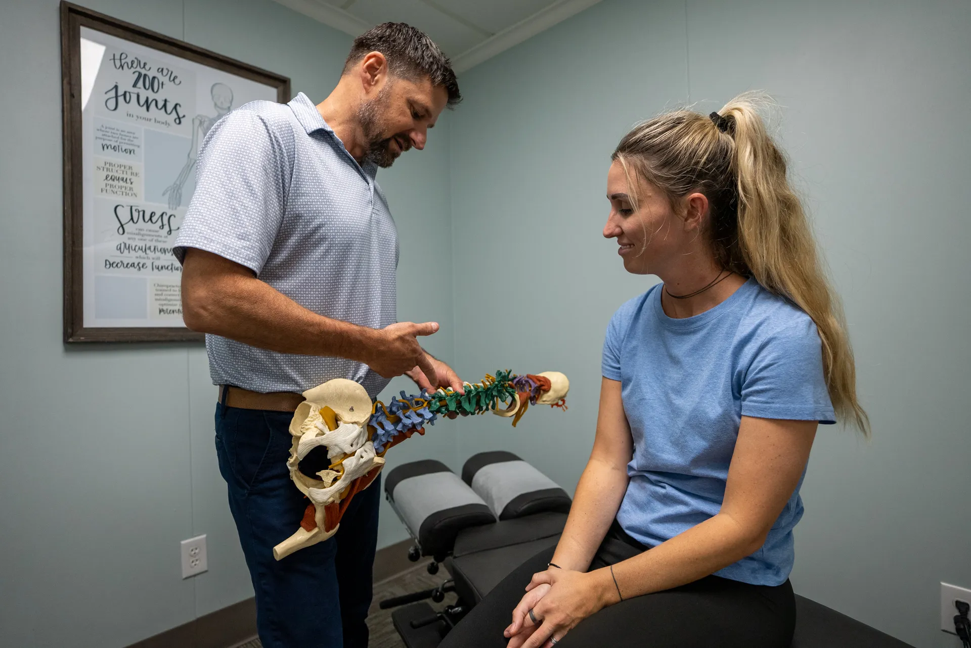 Chiropractic adjustment