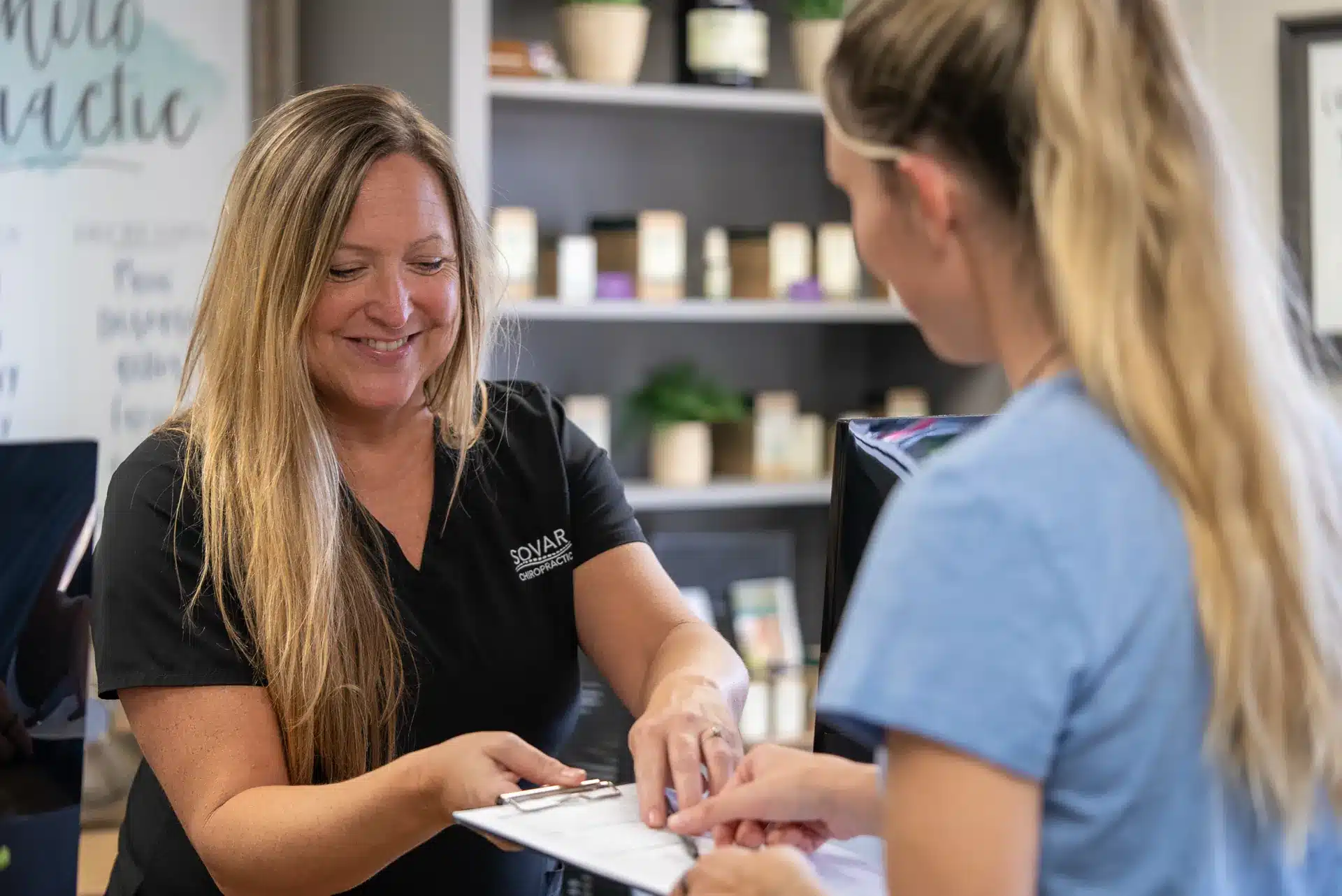 sovar chiropractic front desk